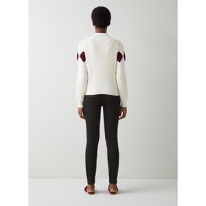 L.K. Bennett Lottie Black Cotton Skinny Stretch Jean